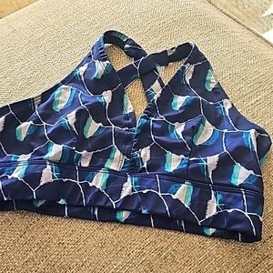 Onzie Flow Racer back Tank top blue s/m